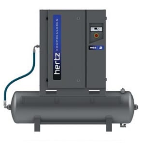 2kw SKRUEKOMPRESSOR MED TANK