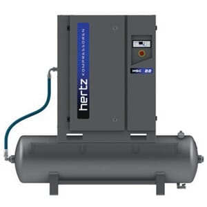 22kw SKRUEKOMPRESSOR MED TANK