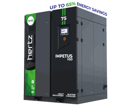22kW SKRUEKOMPRESSOR 2-TRINN DIREKTEDRIFT VSD