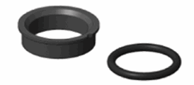 Foring med O-Ring pakning d. 25 mm