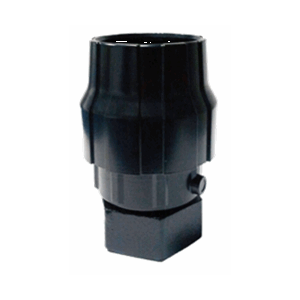 Aluminium ende lokk d. 63 mm