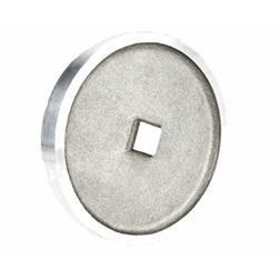 Ende lokk aluminium 168,3 mm- 6 stuss med spor