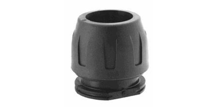 Ende Lokk  i HR-Polymer d. 63 mm