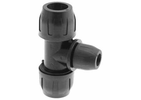 Reduserende T-Stykke i HR-Polymer d. 32x20 mm